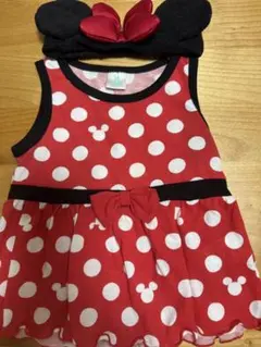 子供用ミニーマウス カチューシャお洋服セット