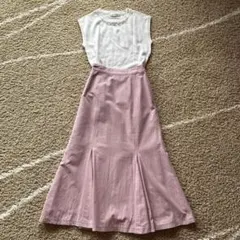 美品 ミッシュマッシュ ロングスカート Sサイズ