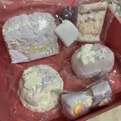 【バラ売り不可】紫色スクイーズセット 海外スクイーズ タバスクイーズ