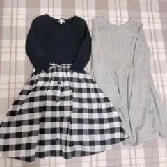 まとめ売り❤️130 ワンピース　グローバルワーク　長袖　gap 女の子　秋冬