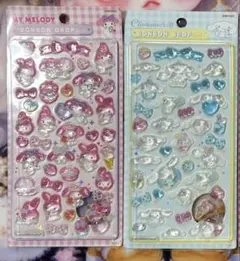 【即日発送】サンリオ ボンボンドロップシール 風 第2弾 ２点セット 高品質