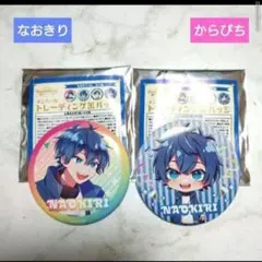 カラフルピーチ、ぷぴぱ、缶バッジ、なおきり2個セット