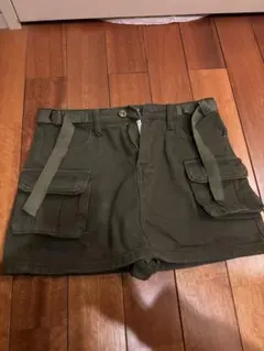 y2k カーゴショートパンツ オリーブグリーン
