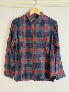 UNIQLO チェック柄 長袖シャツ M