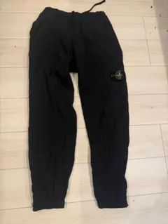 Stone Island ナイロン トラックパンツ ワッペン ブラック 破格のサムネイル