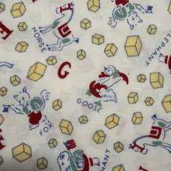 レア 希少‼️USAコットン　モダ30's 復刻版 可愛いアニマル柄