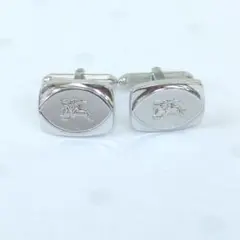 バーバリー 騎士 カフリンクス シルバーカラー ヴィンテージ メンズ