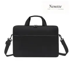 ブラック 15.6インチ【パソコンバッグ】PCケース ショルダーストラップ付