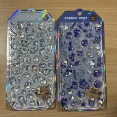 【正規品】 ボンボンドロップシール　オリジナル　よるねこ　みずいろ　2枚セット