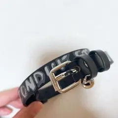 正規品 Vivienne Westwood ブラックレザーチョーカー