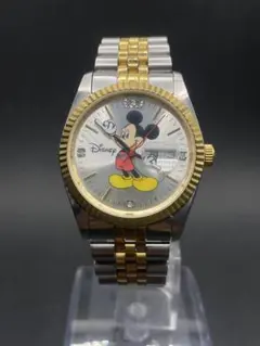 【希少・稼働品】Disney ミッキーマウス腕時計 限定1000本 シリアル入りのサムネイル