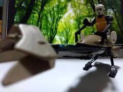 オールドケナー　スピーダーバイク　＆　ストームトゥルーパー(バイク)