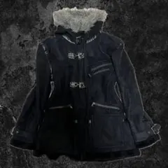 00s FUGA Coated Zip Gimmick jacket y2k - メルカリ