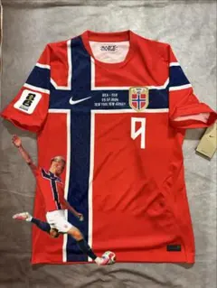 ノルウェー代表 ハーランド 9 W杯仕様 M ブラジル戦