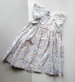 24M86cm 花柄ワンピース　プチバトーのサムネイル