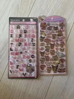 正規品 BONBON DROP サンリオ うるちゅる 立体シール 2種セット