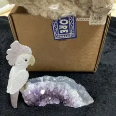 天然石？鳥の置物