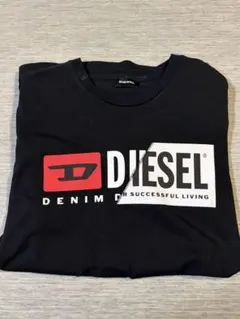 DIESEL ロゴプリント Tシャツ ブラック