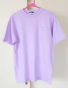 Jichodo ポケット付き Tシャツ パープル Mサイズ