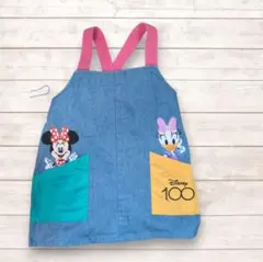 【バースデイディズニー100周年 】 ミニー　デイジーワンピース 90センチ