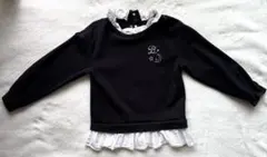 BeBe キッズ トレーナー ブラック