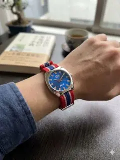 【稼働品】GOTCHA（ガッチャ） アナログ腕時計 トリコロールカラー