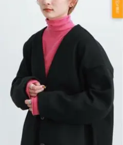 select MOCAセレクトモカ　2021AW　ハイネックカットオフニット
