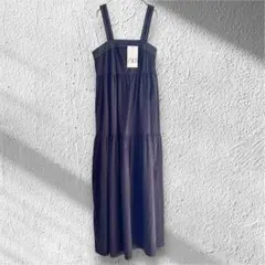 【ZARA】ザラ　ポプリンワンピース　コントラスト　ステッチ