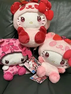 PandaHellokitty ハローキティ クッション ぬいぐるみ 2種ずつ - メルカリ