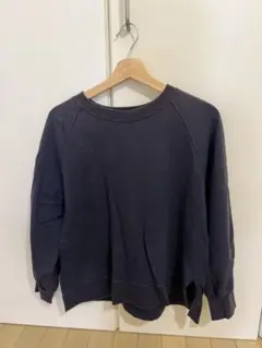 studioCLIP ネイビー スウェット トレーナー