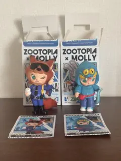 ポップマート　ズートピア x モリー ニック ゲイリー　フィギュア　２つセット