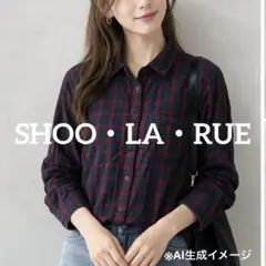 ＊SHOO・LA・RUE シューラルー チェック柄 長袖シャツ