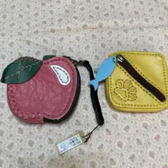 革のポーチ2点セット