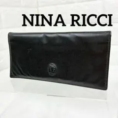 ✨ニナリッチ✨ 長財布 レザー ブラック ロングウォレットのサムネイル