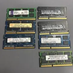 ジャンク品] ノートパソコン用メモリ3枚 - メルカリ
