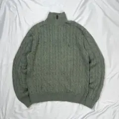 POLO Ralph Lauren half zip cable knit