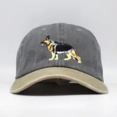 新品 オリジナル 刺繍 ベースボール キャップ ジャーマンシェパード 犬 動物