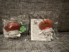 非売品▪️ドコモダケ ぬいぐるみストラップ 2点セット▪️（合格祈願・四つ葉）