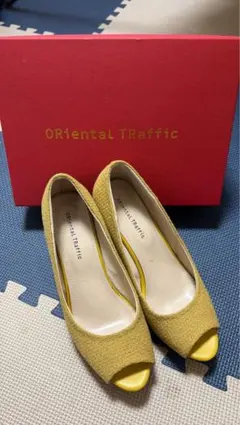 ORiental TRaffic オープントゥ ウェッジソール パンプスのサムネイル