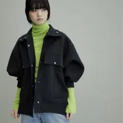 【マリアンヌ⭐︎様専用】ADAM ET ROPE' スムースニットブルゾン