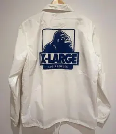XLARGE エクストララージ コーチジャケット OGゴリラロゴ Lサイズ 白