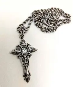 A*K様 DEAL DESIGN スカル クロス ネックレス シルバー A*K様 DEAL DESIGN スカル クロス ネックレス シルバー - メルカリ