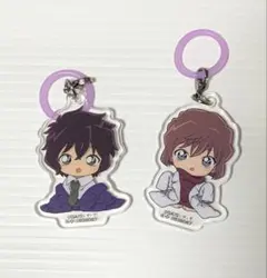 名探偵コナン　ふらっとめじるしアクセサリー　ちぢませ隊ver 世良真純　灰原哀