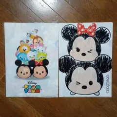 Disneyツムツム クリアファイル４枚セット