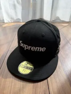 Supreme 59FIFTY キャップ ブラック 7 3/8