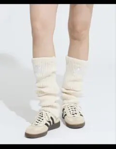 新品未使用　adidas レッグウォーマー ホワイト