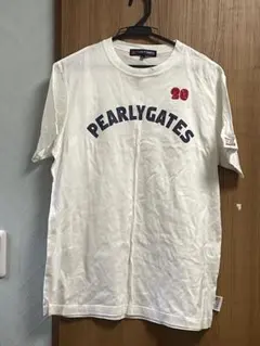 PEARLY GATES 半袖モックネックシャツ ホワイト - メルカリ