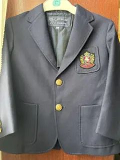 値下げ！【入学式用】ファミリア　ネイビー ジャケット 115