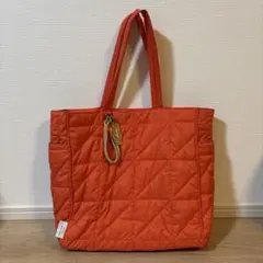 niko and ... オリジナルキルトトートバッグ オレンジ