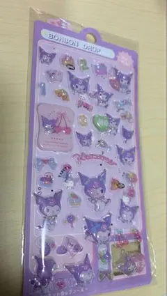 【未開封品】ボンボンドロップシール KUROMI クロミ サンリオ